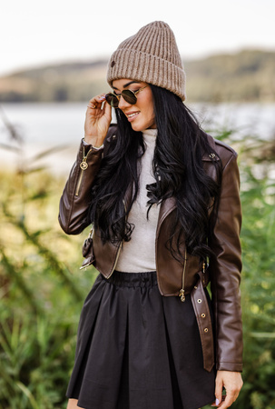 Czapka damska zimowa wywijana H25857_005 HEYO 