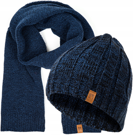 Zestaw męski czapka+szal H24010+H23010 Heyo