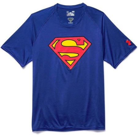 Termoaktywna koszulka męska Superman 1249871-400 UNDER ARMOUR