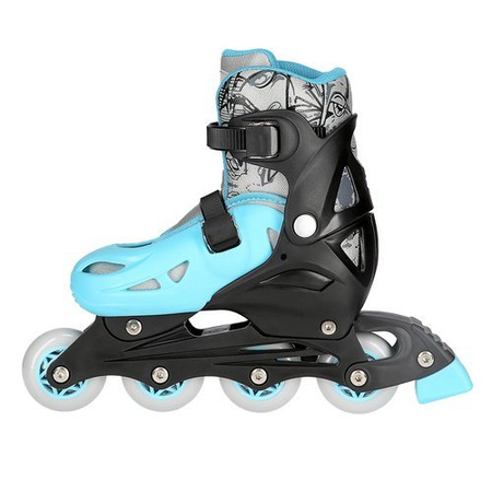 Łyżworolki regulowane 4w1 (ROLKI WROTKI ŁYŻWY) NH0320A Nils Extreme