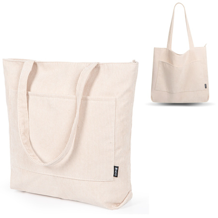 Torba shopper miejska sztruksowa Heyo HTS02