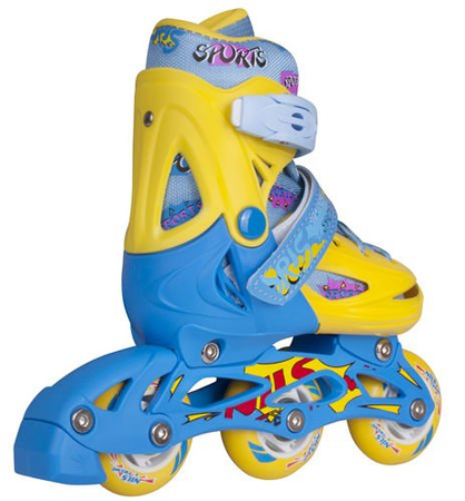 Łyżworolki regulowane 2w1 (ROLKI ŁYŻWY) NH1105A Nils Extreme