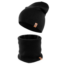 Jesienny zestaw damski czapka beanie i komin HZ0005 Heyo