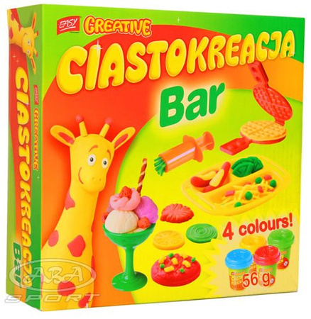 Ciastolina ciastokreacja masa plastyczna dla dzieci 88341 Bar Easy