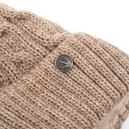 Czapka damska z pomponem H18527_005 HEYO 