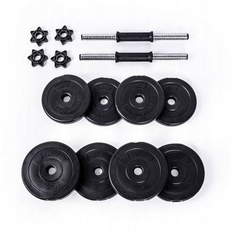 Zestaw hantli bitumicznych 15kg BH015 Bestif
