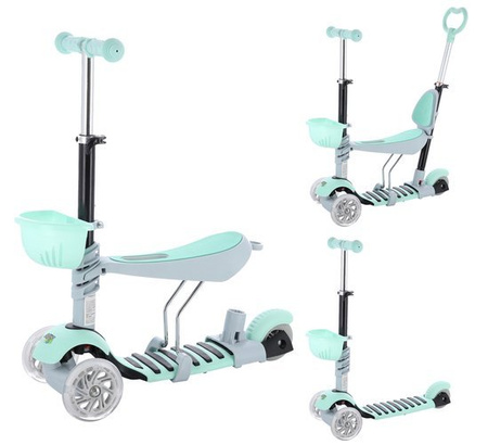 Hulajnoga trójkołowa balansowa z led HL-B07 Nils