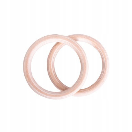 Drewniane kółka do ćwiczeń crossfit BKG02 Bestif  