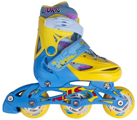 Łyżworolki regulowane 2w1 (ROLKI ŁYŻWY) NH1105A Nils Extreme