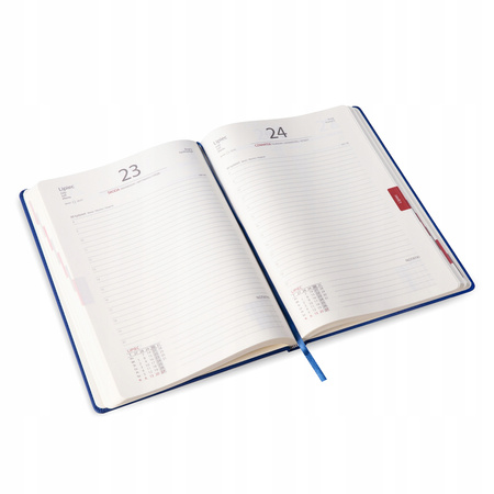 Kalendarz dzienny, terminarz książkowy 2025 A4 EASY