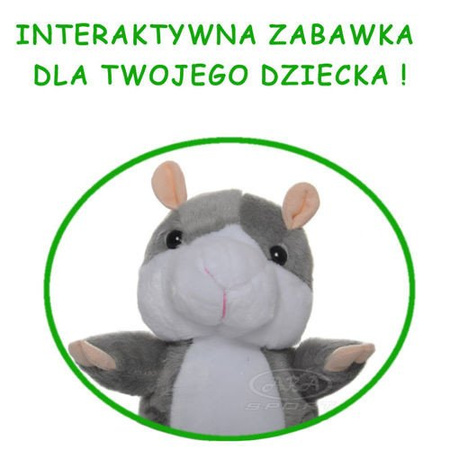 Zabawka interaktywna chomik przedrzeźniacz HTJ849 