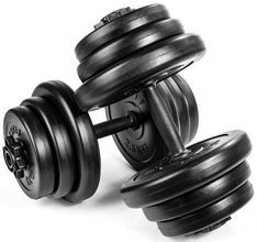 Zestaw hantli bitumicznych 20kg BH020 Bestif