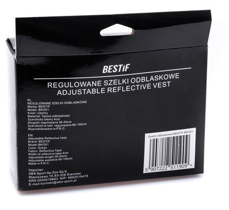 Kamizelka odblaskowa szelki paski regulowane BKO01 Bestif