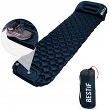 Materac trekkingowy z wbudowaną pompką BMT10 190x56x5,5cm Bestif