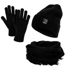 Damski zestaw zimowy czapka szal rękawiczki HZ0015 HEYO