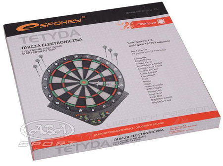 Tarcza elektroniczna do darta Tetyda 84854 Spokey 