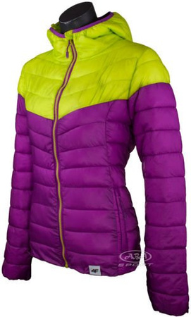 Kurtka damska pikowana puchowa KUD003 4F