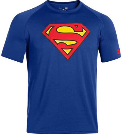 Termoaktywna koszulka męska Superman 1249871-400 UNDER ARMOUR