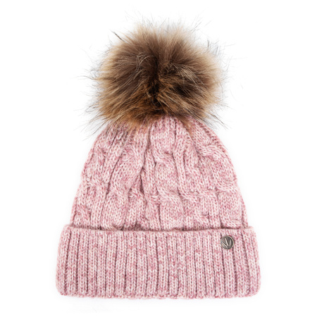 Czapka damska z pomponem  H18527_087 HEYO 