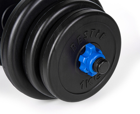 Zestaw hantli bitumicznych 20kg BH020 Bestif