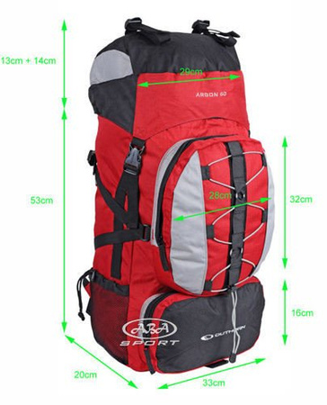 Plecak turystyczny 60 l Argon Outhorn