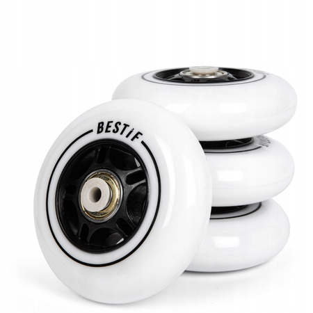 Kółka + łożyska BESTIF BKR01 PU 80x24 abec 9