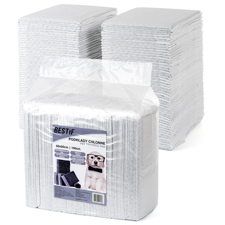 Podkłady chłonne i maty BPC02 60x60 cm 100szt Bestif