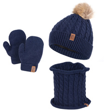 Zestaw dziecięcy zimowy czapka+komin+rękawiczki HZD004 Heyo