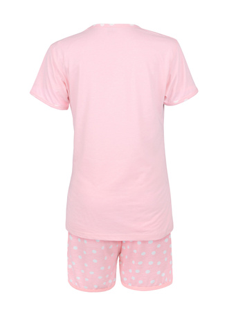 Piżama damska krótka HEYO HPD08 groszki 