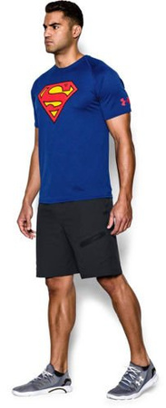 Termoaktywna koszulka męska Superman 1249871-400 UNDER ARMOUR