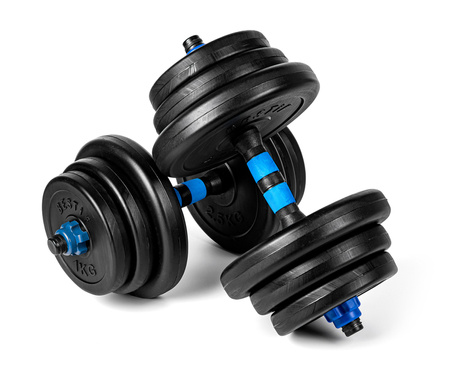 Zestaw hantli bitumicznych 20kg BH020 Bestif
