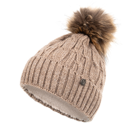 Czapka damska z pomponem H18527_005 HEYO 