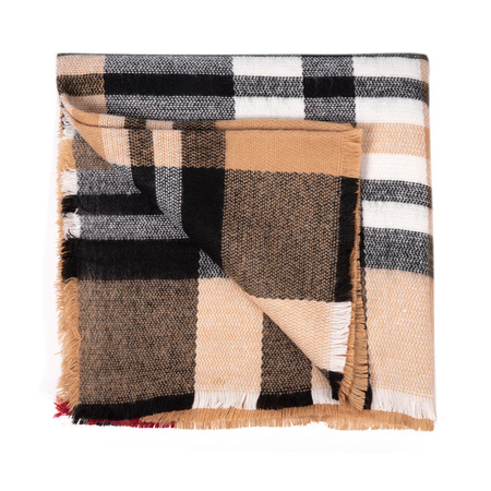 Szalik damski w kratę MAC HEYO