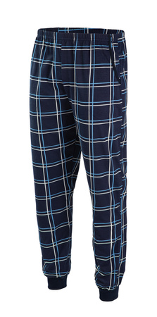 Piżama męska długa HEYO HPM014 granatowa