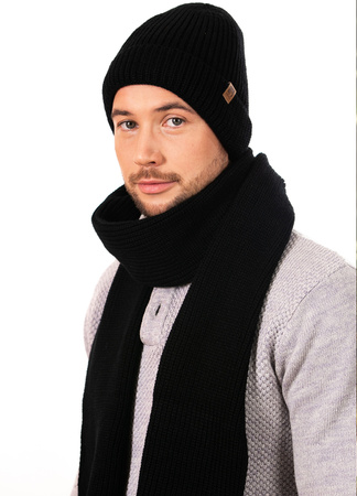 Zestaw męski zimowy czapka dokerka i szalik HZ0010 HEYO 