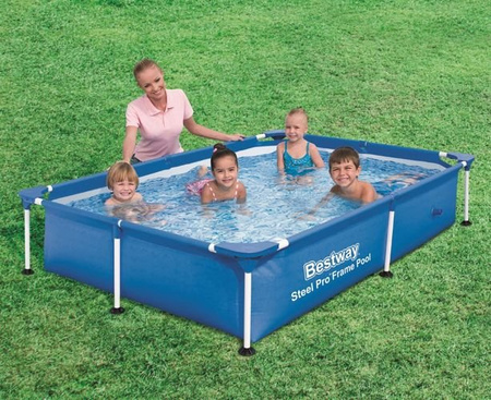 Basen ze stelażem 221x150x43 1200L 56401 Bestway 