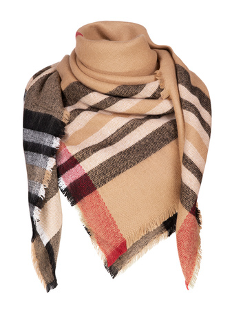 Szalik damski w kratę MAC HEYO