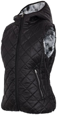 Dwustronna kamizelka damska pikowana puchowa KUD603 Outhorn