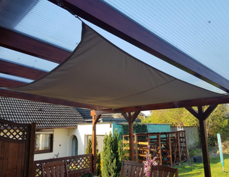 Żagiel ogrodowy przeciwsłoneczny prostokąt 3x3m BZS03 Bestif