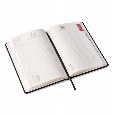 Kalendarz dzienny, terminarz książkowy 2025 A5 EASY