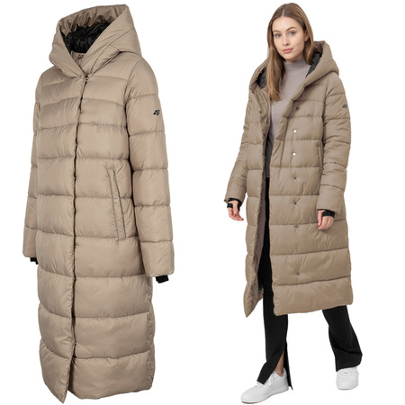 Zimowy płaszcz damski puchowy KUDP018 4F
