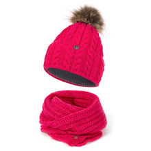 Damski zestaw zimowy czapka szal H23504+H23503 HEYO