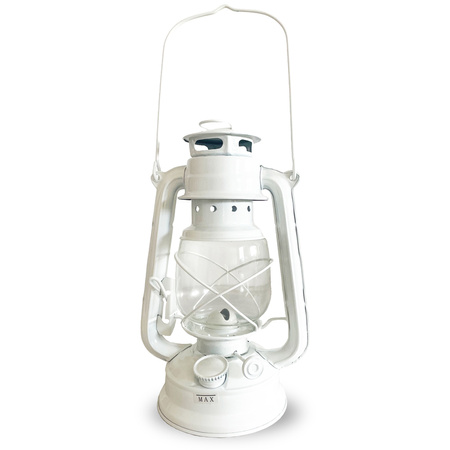 Lampa naftowa 24cm biała 