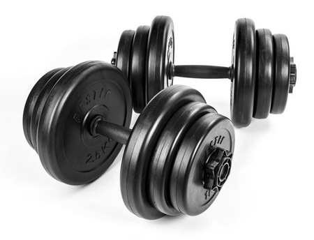Zestaw hantli bitumicznych 20kg BH020 Bestif