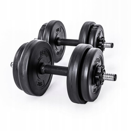 Zestaw hantli bitumicznych 15kg BH015 Bestif