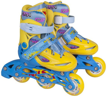 Łyżworolki regulowane 2w1 (ROLKI ŁYŻWY) NH1105A Nils Extreme