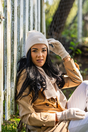 Damski zestaw zimowy czapka szal rękawiczki HZ0016 HEYO