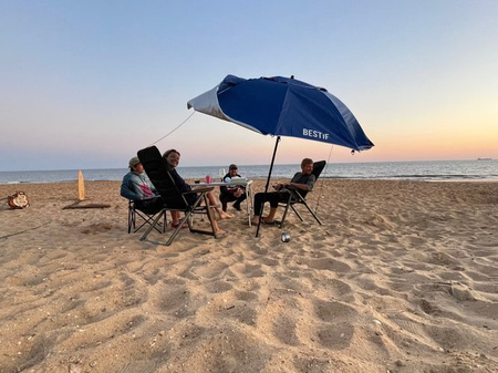 Parasol ogrodowy parawan plażowy XXL 220cm BPL01 Bestif  