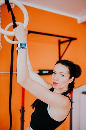 Drewniane kółka do ćwiczeń crossfit BKG02 Bestif  