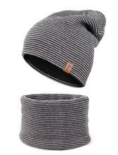 Zimowy zestaw męski czapka z kominem HZ0001 Heyo